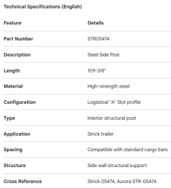 POTEAU DE C&Ocirc;T&Eacute;