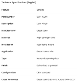 GREAT-DANE - PENTURE DE PORTE - 31801018