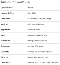 STRICK - PENTURE DE PORTE - AA35F00230100