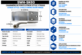 STRICK DOOR HINGE RSTRAA35F00100100	