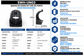 HYUNDAI DOOR ROD GUIDE BUSHING SHORT CIMC (1 PAIR)