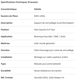 HYUNDAI - G&Acirc;CHE POUR CR&Eacute;MONE - CIMC / JINDO
