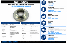 BLOXWICH DOOR LATCH BUSHING