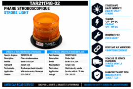 TARGET TECH STROBE MOD 551HD SI/FLASH