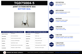 TRANSGLOBAL ROLL-UP DOOR BOTTOM SEAL