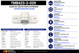 TRAILMOBILE DOOR ROD GUIDE OUTER BEARING
