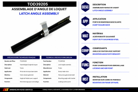 TODCO LATCH ANGLE ASSEMBLY