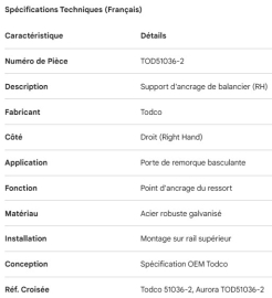 SUPPORT DE BALANCIER