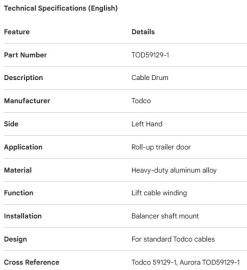 TAMBOUR DE BALANCIER