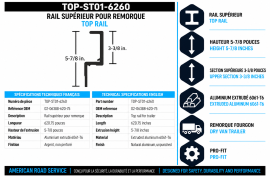 STRICK TOP RAIL 52' 02-06388-620-75