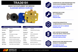 TRAMEC GLADHAND SERVICE W/ MTG BRACKET
