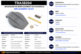 TRAMEC RECEPTACLE LID REPLACEMENT KIT