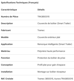 R&Eacute;CEPTACLE D'ALIMENTATION &Eacute;LECTRIQUE