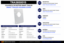 TRAMEC RECEPTACLE HOUSING OUTER FLAT COVER FOR SMART TRAILER