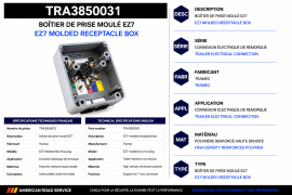 TRAMEC RECEPTACLE MOLDED BOX HOUSING EZ7