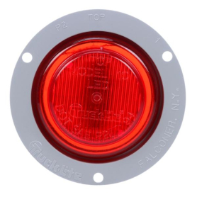 TRUCK LITE LED LAMP 2.5'' GREY FLANGE RED