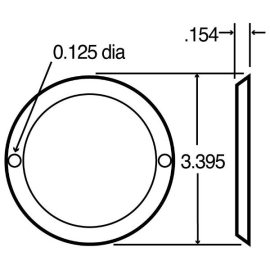 TRUCK LITE MODEL 10 SS GROMMET COVER