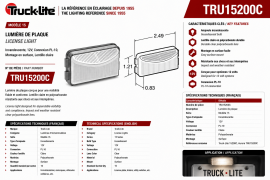 TRUCK LITE LICENCE LIGHT