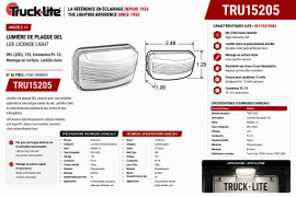 TRUCK LITE LICENCE LIGHT LED