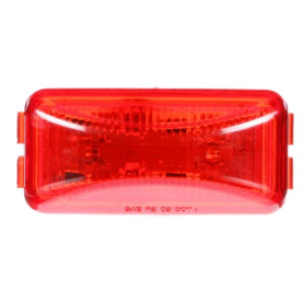 TRUCK LITE LED LAMP 1.5" X 2.6" RED