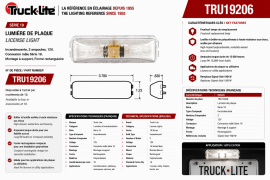 TRUCK LITE LICENCE LIGHT