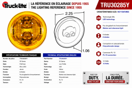 TRUCK LITE LED LIGHT AMBER