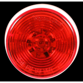 TRUCK LITE LED LAMP 2" ROUND MARKER RED