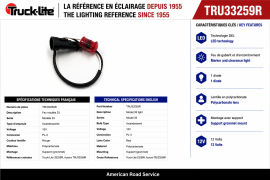 TRUCK LITE MODEL 33 LAMP RED