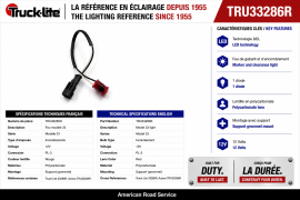 TRUCK LITE MODEL 33 LAMP RED