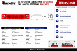 TRUCK LITE LED MODEL 35 LIGHT RED