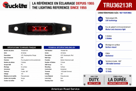 TRUCK LITE LED LIGHT RED