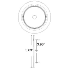 TRUCK LITE SKYLITE ROUND LENS 4"