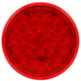 TRUCK LITE LED LAMP 4" ROUND STT RED