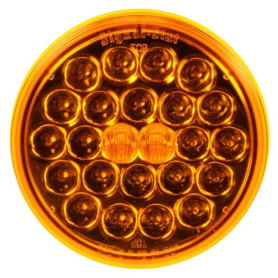 TRUCK LITE LED LAMP 4" ROUND STT AMBER