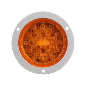 TRUCK LITE LED LAMP W/FLANGE AMBER