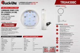TRUCK LITE LED DOME LAMP MODEL 44 6 DIODES