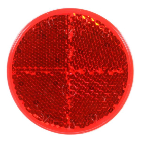 TRUCK LITE REFLECTOR ROUND 2" RED