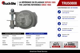 TRUCK LITE BOX NOSE LATCH GREY PRO-PAR