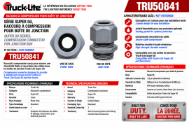 TRUCK LITE 1/2" ID FITTING