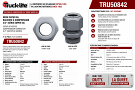 TRUCK LITE 3/4" ID FITTING