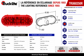 TRUCK LITE LED MOD 60 LIGHT RED