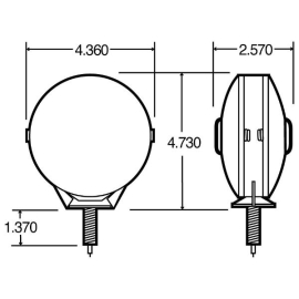 TRUCK LITE TURN SIGNAL LAMP