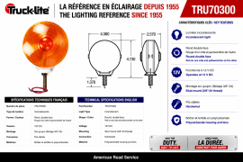 TRUCK LITE TURN SIGNAL LAMP
