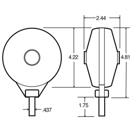 TRUCK LITE S/T/T LAMP ASSY DOUBLE FACE