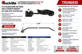 TRUCK LITE HOT WIRE W/STRIPPED WIRE
