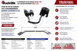 TRUCK LITE LED PIGTAIL
