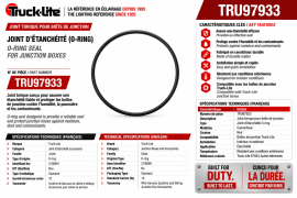 TRUCK LITE JUNCTION BOX O-RING