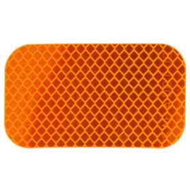 TRUCK LITE REFLECTOR 2 X 3 AMBER