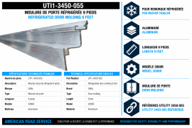 UTILITY REEFER DOOR MOULDING 3000R 9'