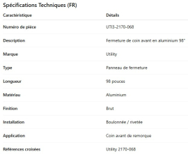 MOULURE DE CORNI&Egrave;RE DE FINITION